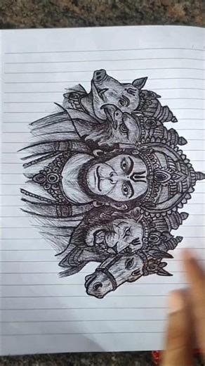 My 30 Days Art Challenge Journey 😳 | 30 Drawings Result 🔥 #shorts