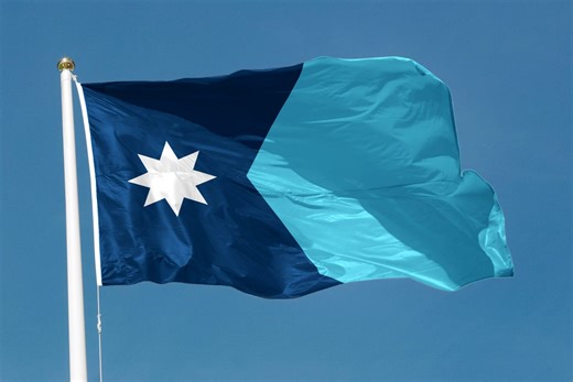 New Minnesota Flag Includes State Outline, Sea of Blue