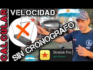 Calculate speed without a chronograph - STRELOK PRO