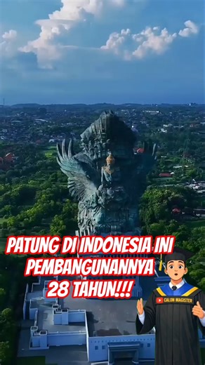 Patung di Indonesia Ini lebih tinggi dari Liberty di Amerika??? #gwk #bali #indonesia