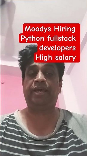 python Full Stack Developer Job 2026 | Moody’s Hiring Now