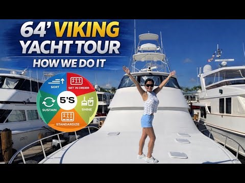 64' Viking Yacht Tour - How We Do It
