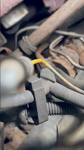 Rear brake line replacement front section installed 98 ranger #brakes #brakelines #autorepair