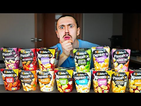 French Supermarket Pasta Boxes Are Insane… I Tried Them All