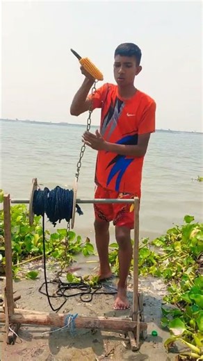 How to fish cotton in the river with corn bait #fishinglife #shorts #video