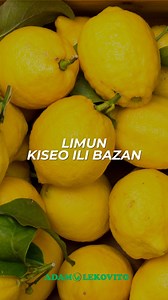 DA LI JE LIMUN KISEO ILI BAZAN? 🍋🤔 Zabluda koju stalno čujem! Danas sam pričao o jednoj od najčešćih nutricionističkih zabluda — “limun postaje bazan u telu”. Pa hajde da to razjasnimo naučno, ali jednostavno.👇 🍋 Limun je kiseo. Sadrži limunsku kiselinu i askorbinsku kiselinu, zbog čega mu je pH oko 3 — dakle jasno kiseo. Ali… tu priča ne staje. 😉 🔬 Kada se limunska kiselina u telu veže za minerale poput natrijuma, kalijuma i kalcijuma, nastaju: natrijum-citrat kalijum-citrat kalcijum-citr