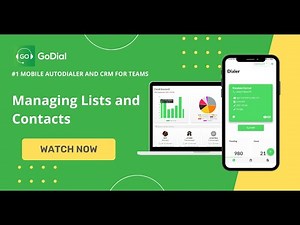 GoDial - CRM (Previously Called - List and Contacts) | TeleCalling CRM and Call Center Software