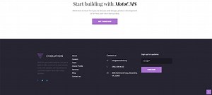 Download free software Website Footer Design Templates