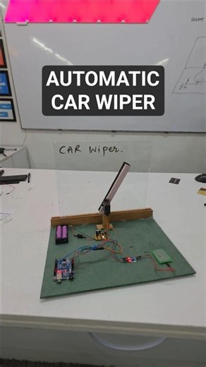 Automatic Car wiper using Arduino and Rain Sensor Project #science #experiment #project ##ideas