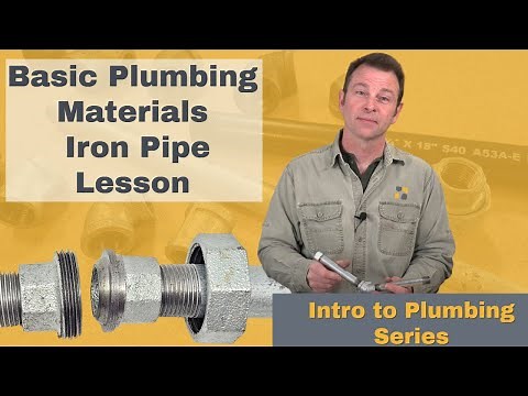 A lesson about iron pipe as a plumbing material - Intro to Plumbing Systems