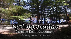 1K views · 15 reactions | Enjoy what it is like to cycle in Acadia National Park during all four seasons while exploring various popular cycling loops on the carriage roads of Acadia. Learn the history of the carriage roads to discover how they evolved from equestrian use to be shared with cyclists from all over the world today. https://www.mainepublic.org/cycling-acadia-carriage-road-encounters | Maine Public | Facebook
