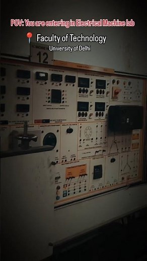 Electrical Machine Lab, Faculty of Technology,University of Delhi #electrical #machine #engineering