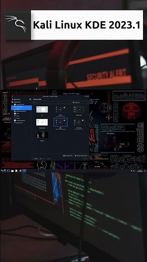 Kali Linux KDE 2023.1 Quick Overview #shorts