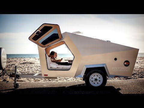 Polydrop Teardrop Camper Trailer: Lightweight Caravan any Car Can Tow: Micro-Camper
