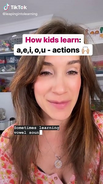 Teaching Vowel Sounds with Actions for Little Learners