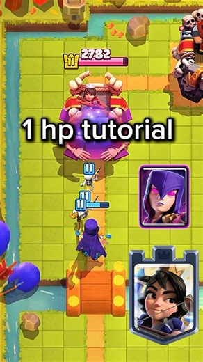 1 hp tutorial 🔥 part 47 💥 #clashroyale #gaming #supercell