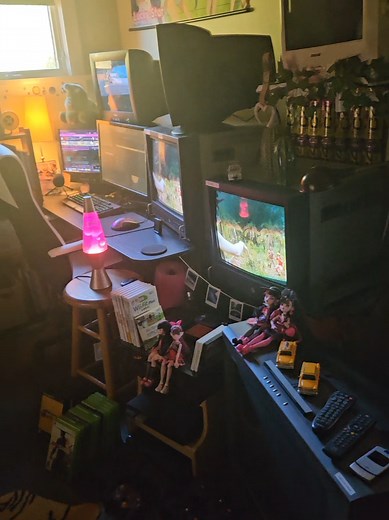 Ultimate Computer Setup with CRT Monitor