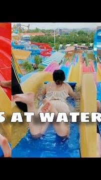 Girls at Waterpark #waterslide Collection Ep.2