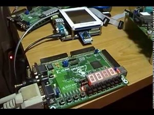 Blue 16-bit FPGA CPU Demo (Xilinx Spartan 3)