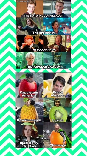 Marvel Squad Roles + Fruit Avengers 😂🍎 | Funny MCU Meme Compilation#marvel #harrypotter #meme