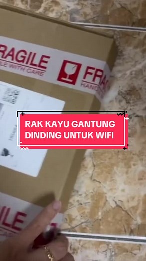 Rak Kayu Gantung Dinding Wifi Astro DVD Rack TV Box Shelf Wall Mount Router Bracket DVD Player 2 Layer Wooden Storage #rakkayudinding #wifi #modemwifi #rakkayumurah