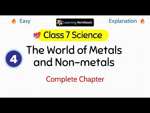 Class 7 World of Metals and Nonmetals - Class 7 science curiosity chapter 4