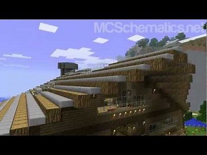 Minecraft Schematic: Huge Wooden House (DOWNLOAD)