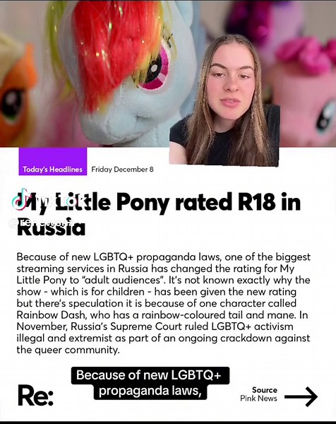 My Little Pony R18 Rating in Russia