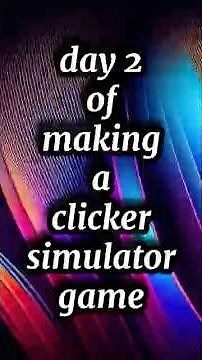Day 2 of making a clicker simulator game in roblox studio #roblox #robloxgamedesign #robloxedit