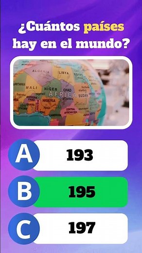 ¿Cuántos países hay en el mundo?