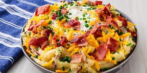 Loaded Mashed Potatoes Are FULLY Loaded