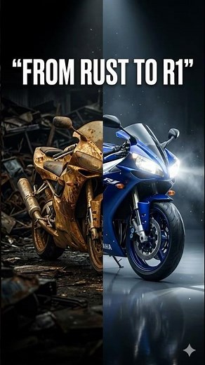 This Rusted Yamaha R1 Came Back to Life 😳🔥