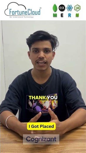 Fortune Cloud Student Got Placed..! #FortuneCloud #Placement #Cognizant #AnalystTrainee #CareerStart