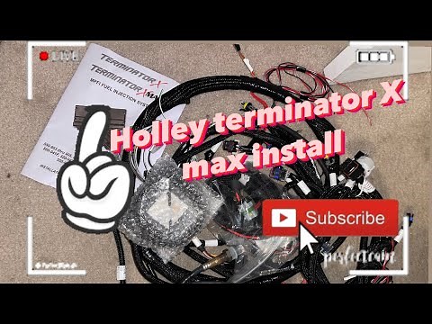 Holley Terminator X Max install PART#1