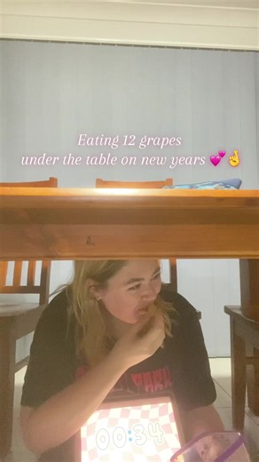 Eating 12 grapes on new years my mother walked in halfway through #fyp #viral #2026 #newyear #fypシ