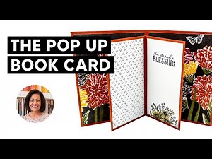 🔴 DIY Fun Fold Pop Up Book Card Using Designer Papers