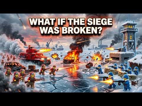 What If the Red Army Broke the Frozen Port Siege? | LEGO Alternate Battle
