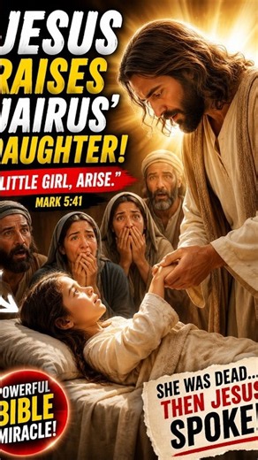 ✝️ Jesus Raises Jairus' Daughter | Bible Miracle #jesus #faith