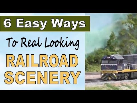 6 Easy Ways to Make Your Model Railroad Scenery Look Real |🚂