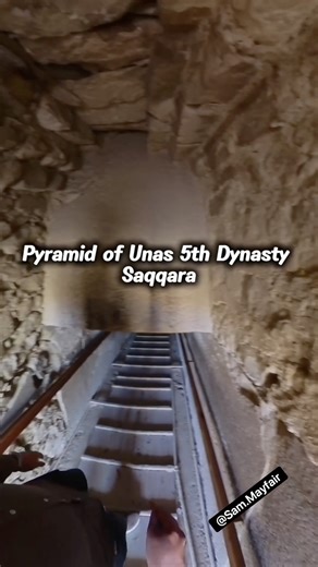 Inside the Pyramid of Unas and the First Pyramid Text | Sam Mayfair