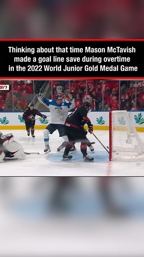 Mason McTavish with one of the all-time great World Junior moments. Video Credit: TSN | DailyFaceoff.com