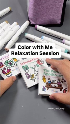 Relax and color with me #coloring #mindfulart #craftyliving