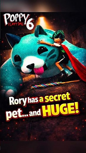 😮 | Rory Has A Secret Pet And it’s HUGE in poppy playtime chapter 6 #poppyplaytime