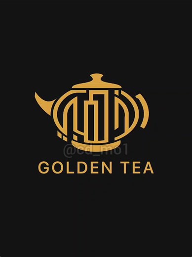 تصميم لوجو : Logo : الذهبي 🤩😍 مصمم جرافيك / مصمم شعارات 📩 للطلب يمكنك مراسلتي على الخاص