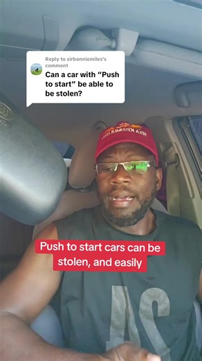 Replying to @sirbonniemiles Push to start cars can be stolen, and easily