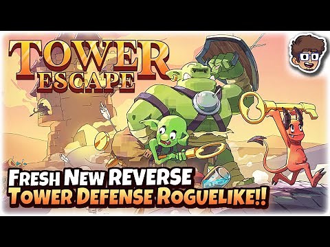 Fresh New REVERSE Tower Defense Roguelike | Let's Try: Tower Escape