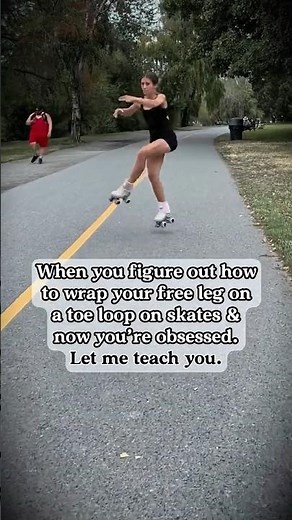 How to Do a Toe Loop Jump on Roller Skates