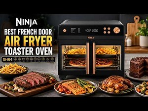 Ninja 10-in-1 French Door Premier Air Fry Oven | Best Air Fryer Toaster Oven!