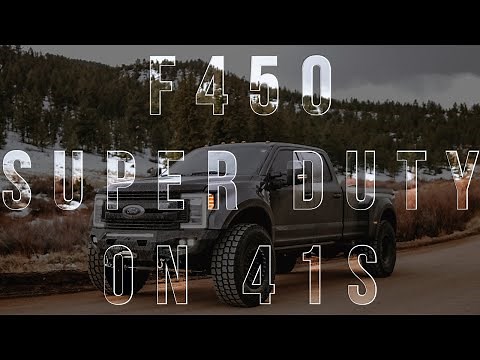 F450 Super Duty on 41s - Single Rear Wheel Conversion #F450 #SuperDuty #SingleRearWheelConversion