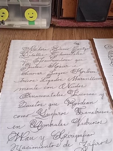 práctica de Caligrafía. #practica #caligrafia #florituras #flourishing